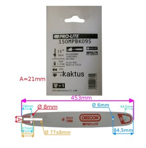 PROWADNICA PRO LITE OREGON 15" .325" 1,3MM 54E