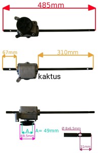 PRZEKŁADNIA NAPĘDU KOSIARKI FAWORYT 46N
