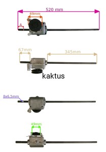 PRZEKŁADNIA NAPĘDU KOSIARKI LIDER CJ53N 52CM