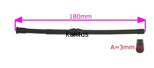 PRZEWÓD PALIWA (GAŹNIK ZBIORNIK) PIŁY NAC SPS01-45