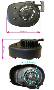 ROZRUSZNIK SILNIKA KOSIARKI EMAK K800