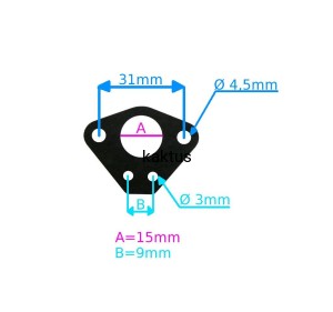 USZCZELKA GAŹNIKA KOSY STIGA SB420D 118801203/0