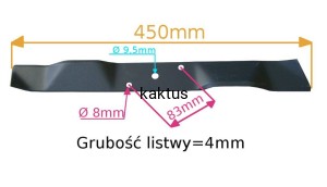 LISTWA TNĄCA 450 MM 1134-3036-01  KPL. 2SZT.