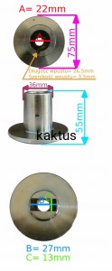 PIASTA KOSIARKI WEIBANG 22,2 MM