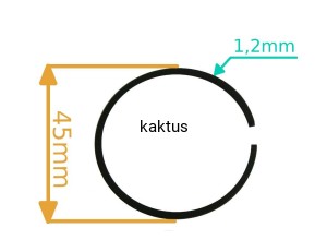 PIERŚCIENIE 45,0X1,2