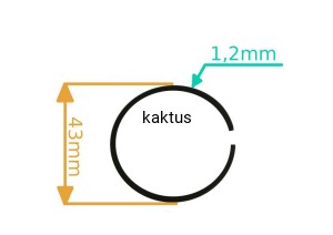 PIERŚCIENIE 43,0X1,2
