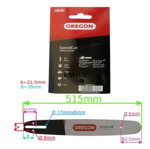 PROWADNICA SPEEDCUT OREGON 18 .325" 1,3MM 12T 72E