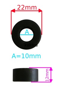 TULEJA DYSTANSOWA 22,0x10,3x12MM DO PIASTY
