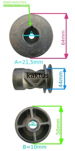 PIASTA AL-KO NAPĘD 22,2MM WPUST 54MM
