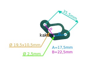USZCZELKA KOLEKTOR-CYLINDER KOSY STIGA SBC 232 D
