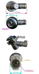PRZEKŁADNIA KĄTOWA KPL. KOSY STIGA SBC 242 252 D