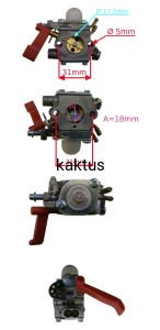 GAŹNIK KOSY STIGA SBC 242 242D 118804008/0