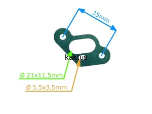 USZCZELKA KOLEKTOR-CYLINDER KOSY STIGA SB320D