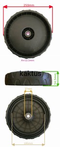 KOŁO FI 250MM FAWORYT LIDER GYK46 G34L0000000 75Z