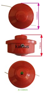 GŁOWICA ŻYŁKOWA M10x1,25LHF 109MM NAC ECONOMY