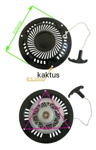 ROZRUSZNIK SILNIKA KOSIARKI SANLI 1P60F