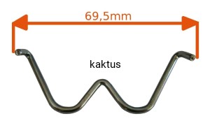 SPRĘŻYNA MOCOWANIA OSI PRZEDNIEJ KOSIARKI WR40N100