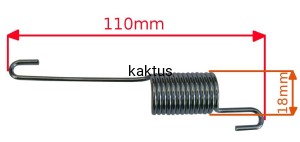 SPRĘŻYNA ODCIĄGAJĄCA PRZEKŁADNI ST53H HONDA 160