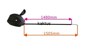 LINKA GAZU EXCEL 55SQ BS675 Z MANETKĄ 181005508/0