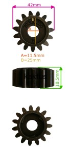 ZĘBATKA NAPĘDU NAC LS48 LS53 1KLIN 70300200 R 15Z