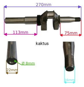 WAŁ KORBOWY BRIGGS 595024