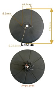 WENTYLATOR KOSIARKI STIGA COMBI 44E 322465644/1