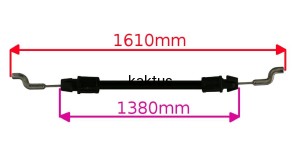 LINKA HAMULCA KOSIARKI NAC 138 / 161 CM ZETKI