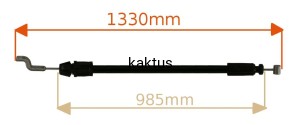 LINKA HAMULCA STIGA T53BW L=985 181000754/0