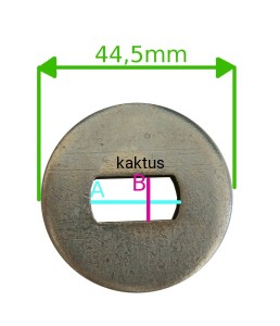 PODKŁADKA NOŻA OTWÓR PROSTOKĄTNY MEX 280007201