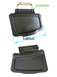 ZAŚLEPKA BOCZNEGO WYRZUTU KOSIARKI FAWORYT WR51