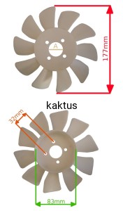 WENTYLATOR SKRZYNI STIGA 1134-3552-01