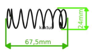 SPRĘŻYNA GŁOWICY FAWORYT EP400 LIDER EP450 HANDY
