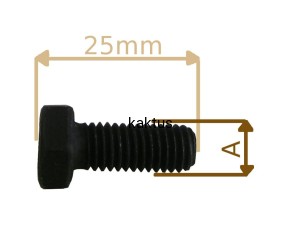 ŚRUBA NOŻA M08X1,25X20MM KOSIARKI FAWORYT LM-C3203