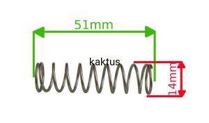 SPRĘŻYNA GŁOWICY ŻYŁKOWEJ FAWORYT LIDER HANDY QP25