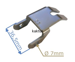 PŁYTKA REGULACJI WYSOKOŚCI TYLNEJ OSI 322557181/0