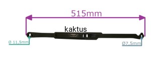 DRĄŻEK KONTR.WYS.KÓŁ  380/420 EL SZARY 322869690/0