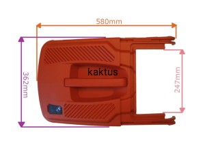 GÓRNA CZĘŚĆ KOSZA KOSIARKI HORTMASZ HKS 446L 450NL