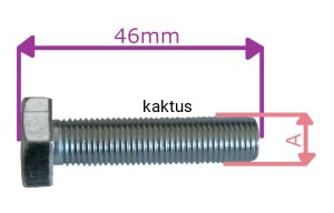 ŚRUBA NOŻA JL43 JL46 JL50 JL56 HKS 346L 250NB 650N