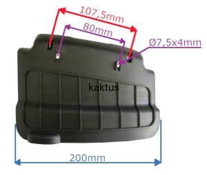 ZAŚLEPKA WYRZUTU BOCZNEGO HORTMASZ HKS 150N 150NB