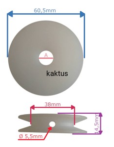 KOŁO PASOWE KOSIARKI HORTMASZ JL LV HKS 143N 6CM