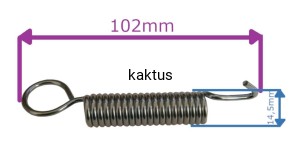 SPRĘŻYNA NAPĘDU KOSIARKI HORTMASZ DAYE D1568