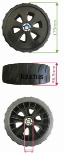 KOŁO FI 175MM KOSIARKI HORTMASZ DAYE D1401 D1565