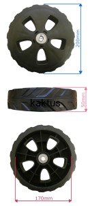 KOŁO FI 200MM PRZÓD HKS 346L 346NL 446 446NB 450N