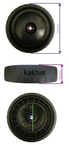 KOŁO FI 230MM KOSIARKI HORTMASZ D1566 1666 TYŁ 53Z