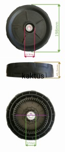 KOŁO TYLNE NAPĘDOWE KOSIARKI NAC LS1210 LS2040 53Z