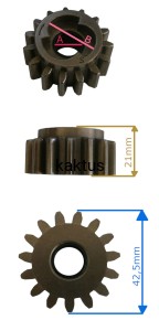 ZĘBATKA NAPĘDU LEWA OLEO-MAC 66070437R 15Z