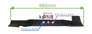 LISTWA TNĄCA 480MM NAC URSUS ŁOPATY UR-LS48