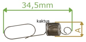 SPRĘŻYNA GAŹNIKA BRIGGS 592484