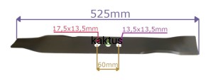 LISTWA TNĄCA 525 MM NAC URSUS MIELĄCY LS53