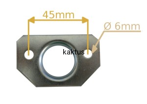 FLANSZA ŁĄCZNIKA KULOWEGO TC/SD98/108
